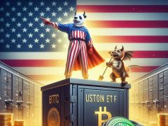 Các quỹ Bitcoin ETF của Hoa Kỳ có thể sớm vượt qua kho BTC của Satoshi Nakamoto